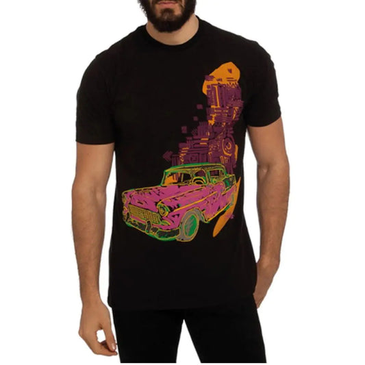 Biggdesign Cars Mens Crew Neck T-Shirt